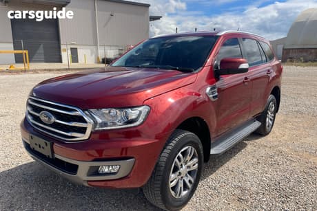 Red 2018 Ford Everest Wagon Trend (Rwd 7 Seat)