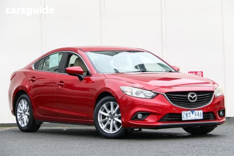 Red 2012 Mazda 6 Sedan Touring