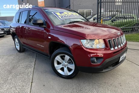 Red 2012 Jeep Compass Wagon Sport (4X2)