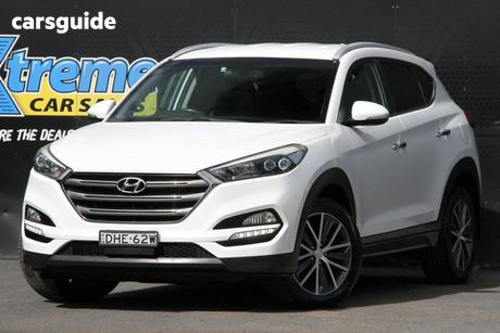White 2016 Hyundai Tucson Wagon Elite (Awd)