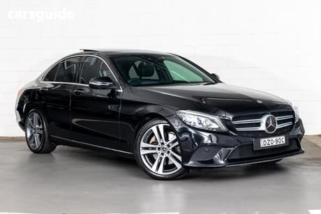 Black 2018 Mercedes-Benz C200 Sedan Edition C