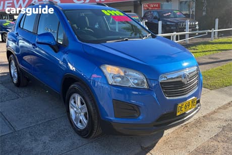 Blue 2015 Holden Trax Wagon Ls