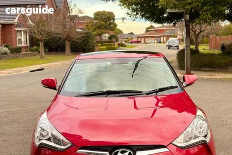 Red 2016 Hyundai Veloster Coupe