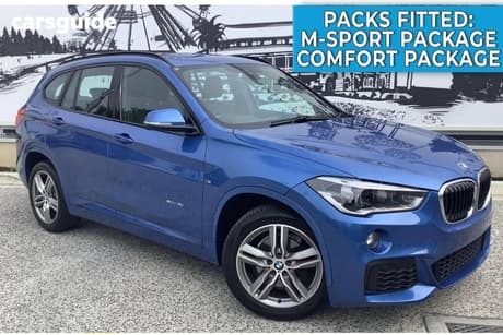 Blue 2018 BMW X1 Wagon Sdrive 18I
