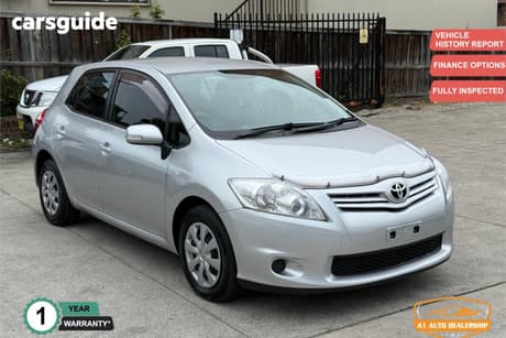 Silver 2010 Toyota Corolla Hatchback Ascent