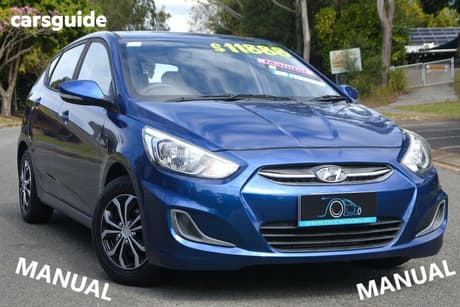 Blue 2017 Hyundai Accent Hatchback Active