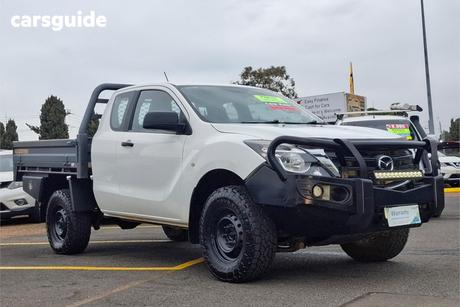 White 2019 Mazda BT-50 Freestyle Cab Chassis Xt (4X4) (5Yr)