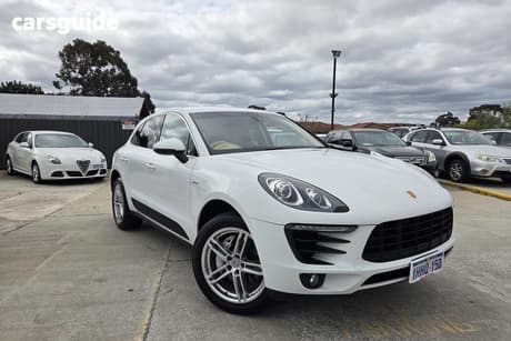 White 2014 Porsche Macan Wagon S Diesel