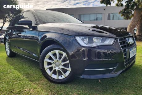Black 2015 Audi A3 Hatchback Sportback 1.4 Tfsi Attraction