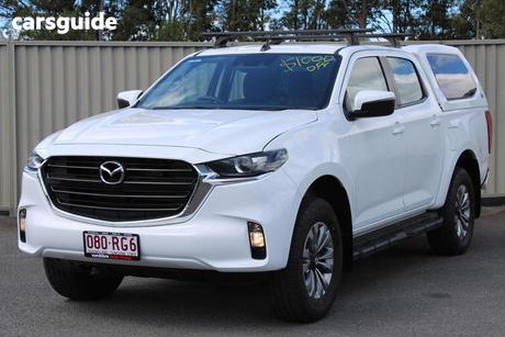 White 2023 Mazda BT-50 Dual Cab Pick-up Xt (4X4)