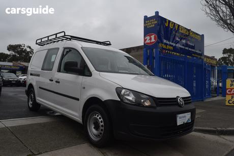 White 2013 Volkswagen Caddy Van Maxi Tdi250 Bluemotion