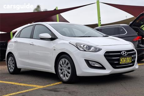 White 2016 Hyundai I30 Hatchback Active