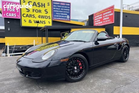 Black 2001 Porsche Boxster Roadster S