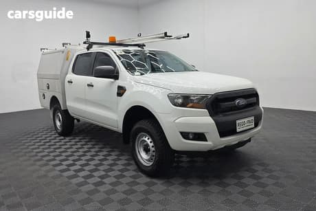 White 2017 Ford Ranger Crew Cab Chassis Xl 3.2 (4X4)