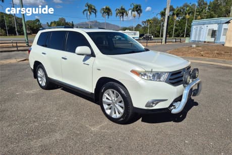 White 2012 Toyota Kluger Wagon Grande (Fwd)