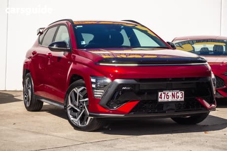 Red 2025 Hyundai Kona Wagon N Line