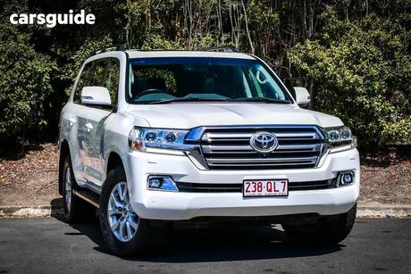 White 2019 Toyota Landcruiser Wagon Lc200 Vx (4X4)