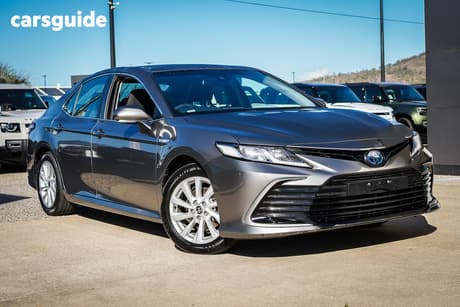 Silver 2022 Toyota Camry Sedan Ascent Hybrid