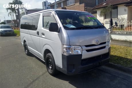Silver 2017 Toyota HiAce Van Lwb
