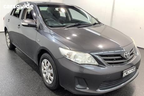 Grey 2012 Toyota Corolla Sedan Ascent