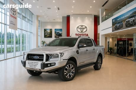 Silver 2019 Ford Ranger Double Cab Pick Up Wildtrak 2.0 (4X4)