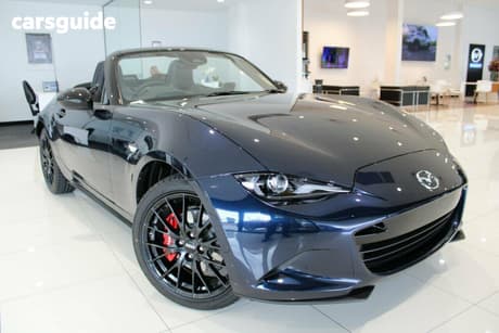 Blue 2026 Mazda MX-5 Convertible G20 Roadster Gt Rs