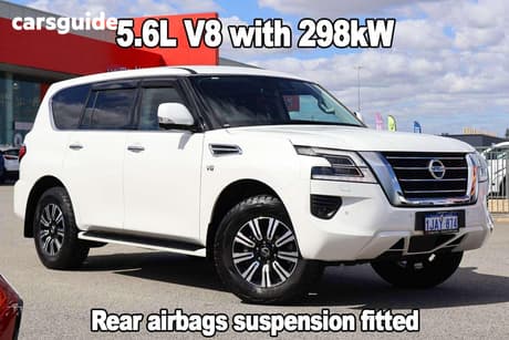 White 2020 Nissan Patrol Wagon Ti (4X4)