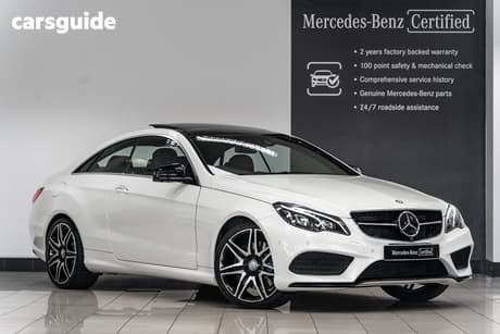 White 2016 Mercedes-Benz E400 Coupe