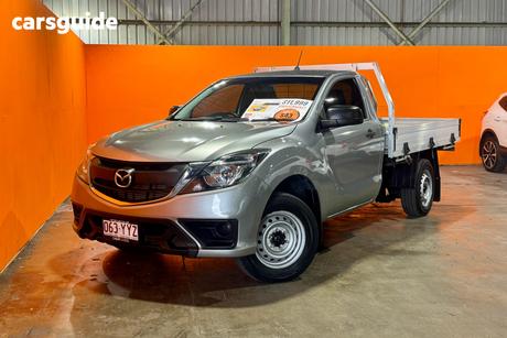 Silver 2018 Mazda BT-50 Cab Chassis Xt (4X2)