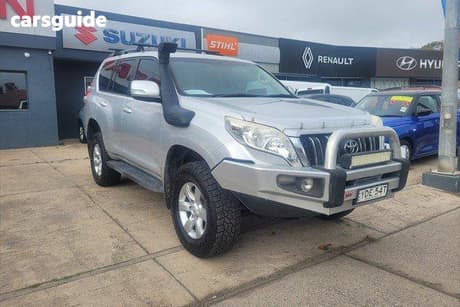Silver 2015 Toyota Landcruiser Prado Wagon Gxl (4X4)