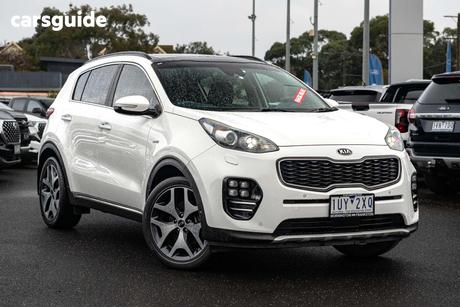 White 2017 Kia Sportage Wagon Gt-Line (Awd)