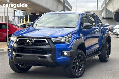 Blue 2024 Toyota Hilux Double Cab Pick Up Rogue 48V (4X4)