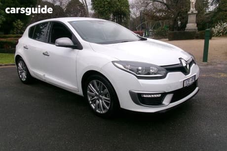 White 2014 Renault Megane Hatchback Gt-Line