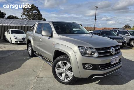 Gold 2013 Volkswagen Amarok Dual Cab Utility Tdi420 Ultimate (4X4)