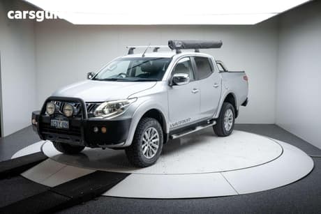 Silver 2016 Mitsubishi Triton Dual Cab Utility Gls (4X4)