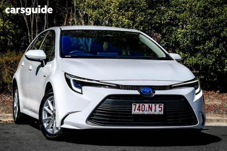 White 2025 Toyota Corolla Sedan Ascent Sport Hev