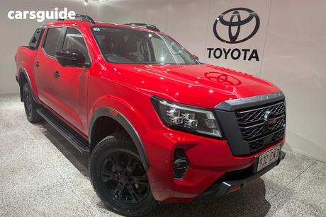 Red 2022 Nissan Navara Dual Cab Pick-up Pro-4X (4X4) With Canopy