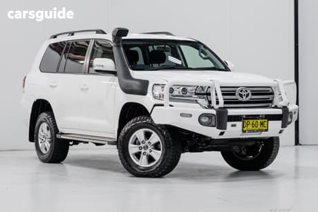 White 2021 Toyota Landcruiser Wagon Lc200 Gxl (4X4)