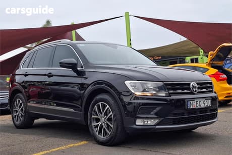 Black 2016 Volkswagen Tiguan Wagon 110 Tsi Comfortline
