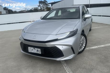 Silver 2025 Toyota Camry Sedan Ascent Hybrid