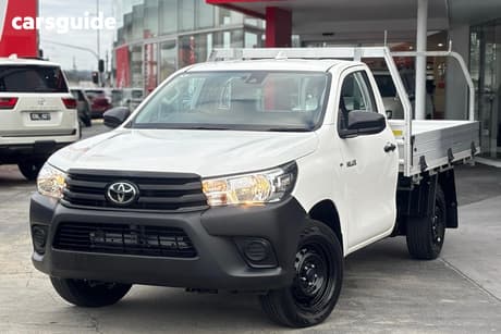 White 2025 Toyota Hilux Cab Chassis Workmate (4X2)