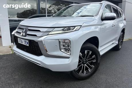 White 2020 Mitsubishi Pajero Sport Wagon Exceed (4X4) 7 Seat