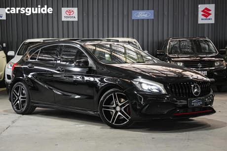 Black 2017 Mercedes-Benz 250 Hatch SPORT 4MATIC 176 MY17