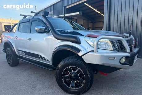 Silver 2015 Nissan Navara Dual Cab Utility St (4X4)