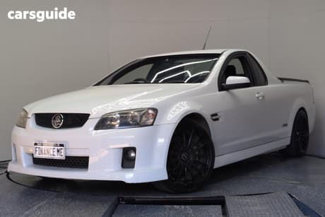 White 2009 Holden Commodore Utility Ss-V