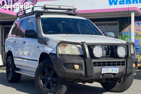 White 2004 Toyota Landcruiser Prado SUV GX 4X4
