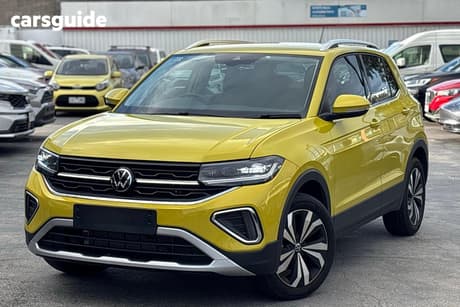 Yellow 2024 Volkswagen T-Cross Wagon 85Tsi Style