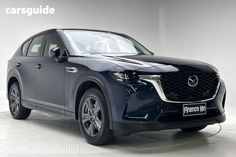 Blue 2025 Mazda CX-60 Wagon P50E Evolve Phev