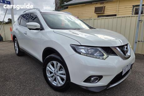 White 2014 Nissan X-Trail Wagon St-L (Fwd)