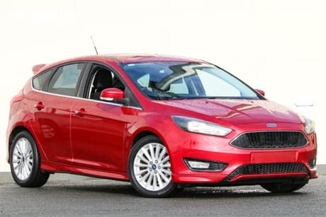 Red 2017 Ford Focus Hatchback Sport